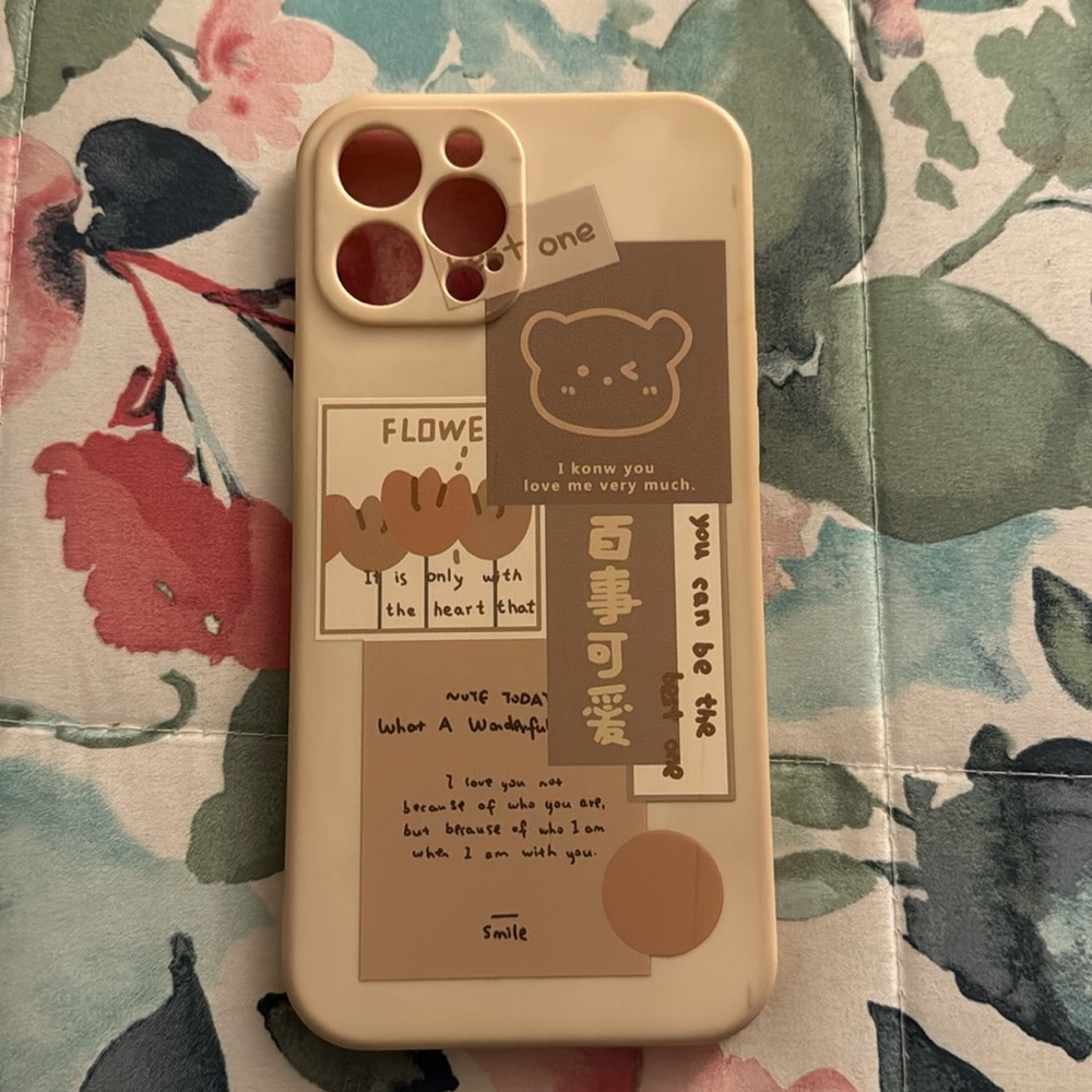 Beige iPhone Case